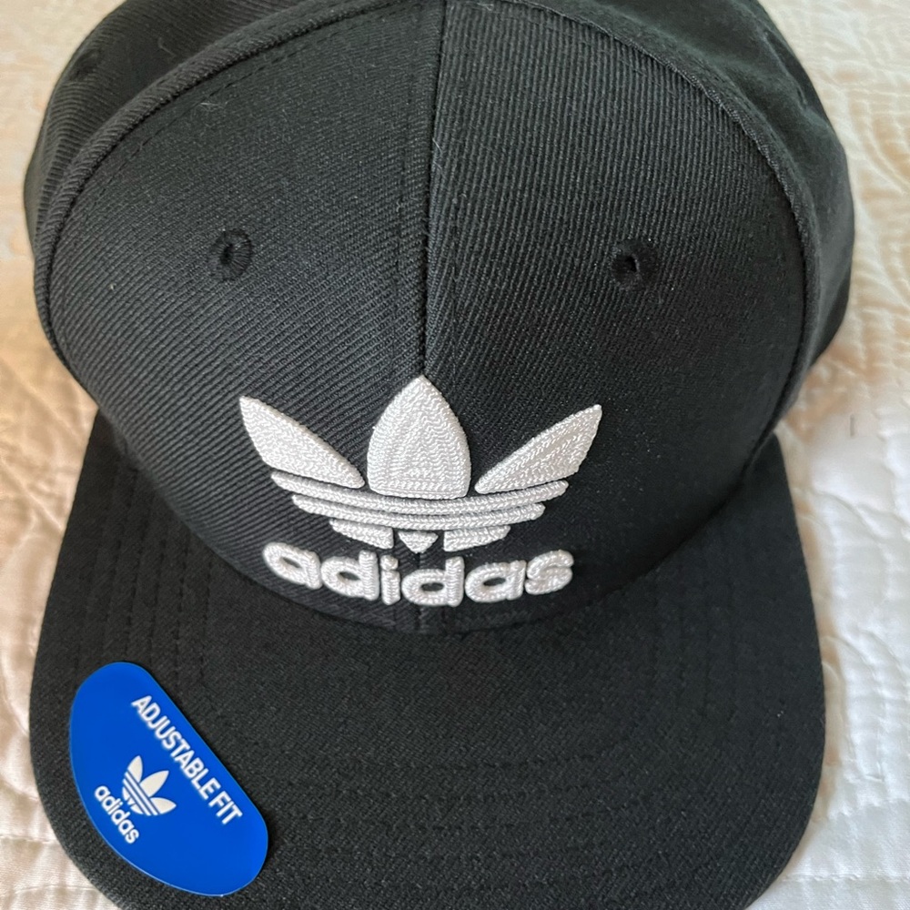 Adidas Classic Black Cap with White Emblem